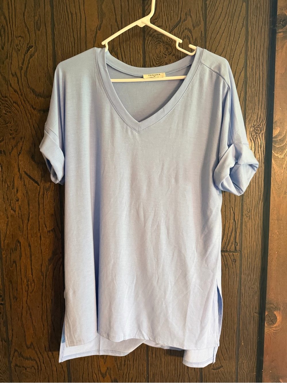 Zenana Outfitters V-Neck Short Sleeve Top